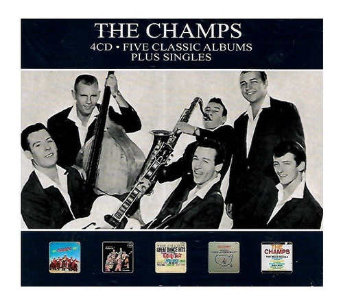 Box 4 Cds The Champs / Five Classic Albums (2019) Europeo