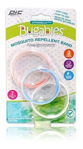 Pulseras Repelentes De Mosquitos Bugables