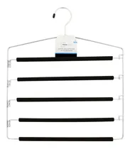 Comprar Gancho Ropa Antideslizante Para 5 Pantalones Ahorra Espacio