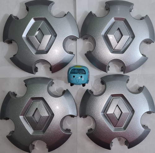 4 Tapas ( Tapones ) Centro De Rin Renault Duster Original. (Usado)