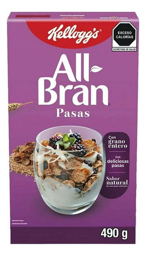 Cereal All Bran Pasas Kellogg's 490 Gr