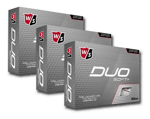 Imagen 1 de 7 de Pelotas Golf Wilson Duo Blanda Mitad Precio X36 Kaddygolf