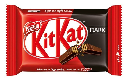 Chocolate Amargo Kitkat 4 Fingers 41,5 Gr