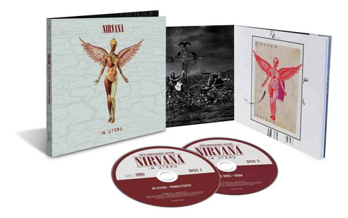 Cd Nirvana In Utero (2 Cds Deluxe Edition) 30th Aniv. Nuevo