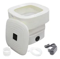 Comprar Mini Máquina Lavar Roupas Lavadora Dobrável Balde Portátil