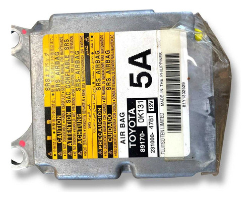 Kit Air Bag Toyota Hilux Sw4 2006, 2007, 2008, 2009 A 2011