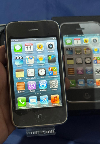 Iphone 3gs En Caja Que Coincide Con El Imei Está Impecable Negro (Usado)