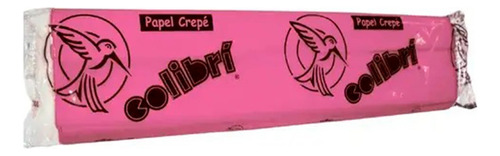 Papel Crepé Colibrí Solferino 10 Pliegos 50 Cm X 2 Metros