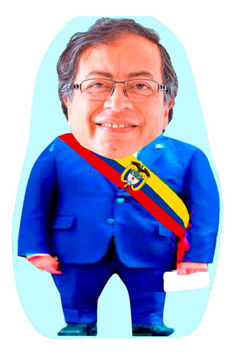 Cojin Gustavo Petro Chiquito - Cojin Decorativo Petrosky