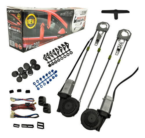 Kit 2 Vidrios Eléctricos Universal Extreme Ackivi +toallitas