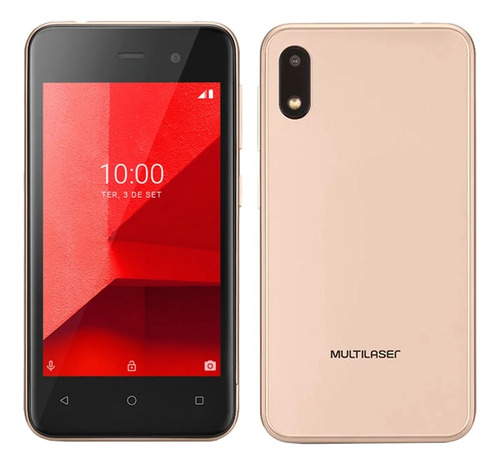 Multilaser E Lite P9127 3g 32gb Tela 4 512 Mb Quadcore Ouro