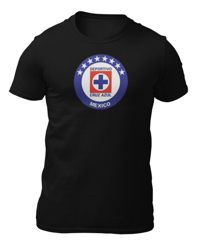 Playera De Cruz Azul Fútbol Liga Mx Logo