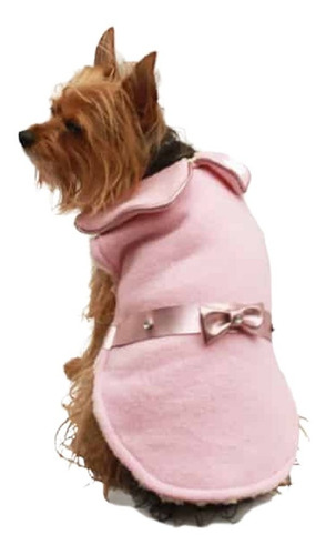 Capa Abrigo Calientito Trendy Rosa P/perro Talla 7 Pet Pals