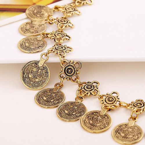 Tobillera De Monedas