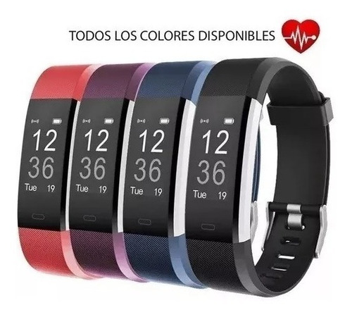 Imagen 4 de 4 de Reloj Inteligente Smartwatch Deportivo 115 Plus Android