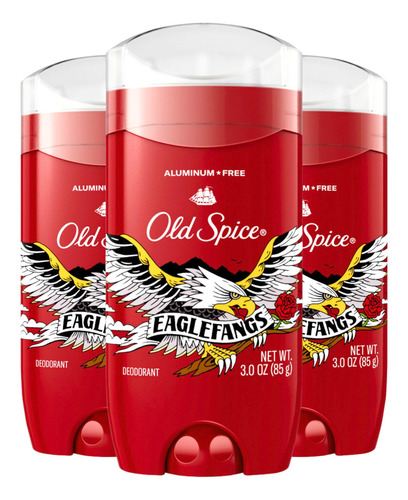 Old Spice Desodorante Sin Aluminio Para Hombres, Eaglefangs,