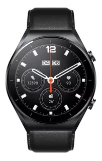 Xiaomi Watch S1 1.43" caja de acero inoxidable negra, malla negra de cuero