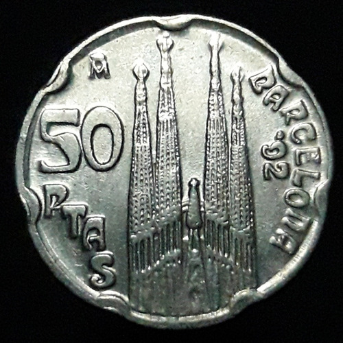 Moneda España 50 Pesetas Barcelona 92 