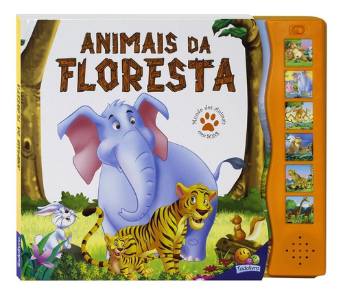 Livro Mundo Dos Animais Sons: Floresta Montessori- Todolivro