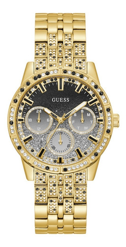 Imagen 1 de 8 de Reloj Para Mujer Marca Guess Color Dorado Cascade