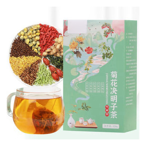 Té Floral Combinado De Crisantemo Y Semillas De Casia