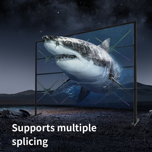 2 Pcs Actualice El Proyector Holográfico 3d Wifi De 80 Cm