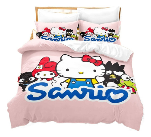 . Funda Nórdica Helokite, Juego De Cama Grande Anime I