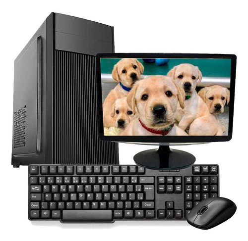 Imagem 1 de 6 de Computador Pc Completo I5 4gb Ssd 240gb Monitor