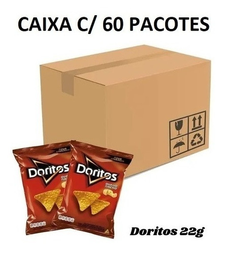 Lanchinho Salgadinhos Elma Chips Doritos Caixa C/ 60 De 22g