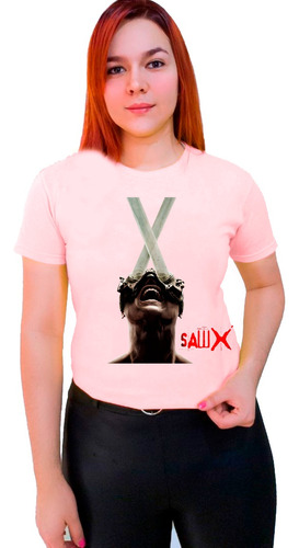 Polera Saw X Juego Pelicula 10 Logo Oficial 2023 Todas Talla