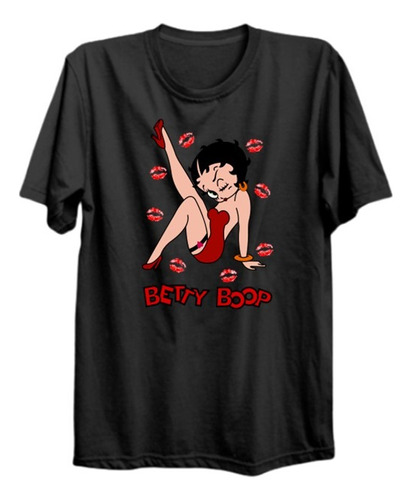 Polera Betty Boop Besos