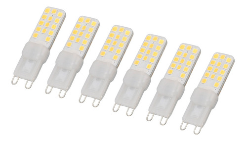 Bombilla Led G9, 6 Unidades, Regulable, 5 W, 450 Lm, 28 Perl