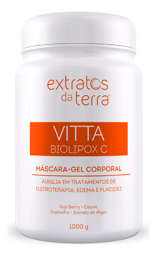 Vitta Biolipox C Máscara Gel 1000ml - Vitamina C
