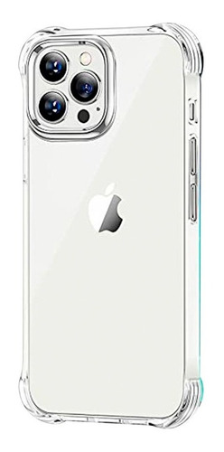 Imagen 2 de 8 de Carcasa Para iPhone 14 Pro Max Transparente Reforzada