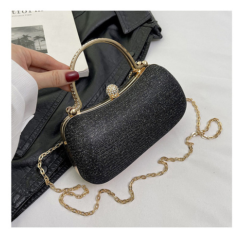 Bolso De Fiesta Con Cadena.