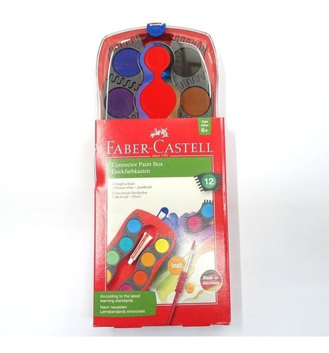 Set De Acuarelas Faber Castell En Pastillas X 12