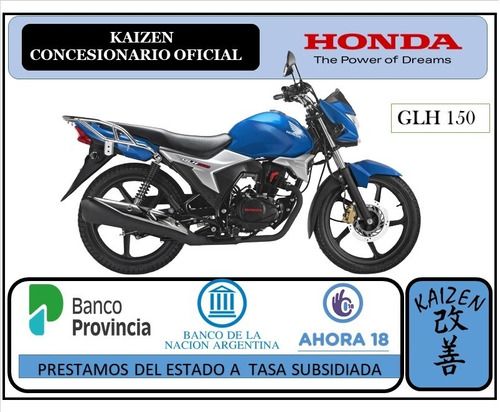 Honda Glh 150 Kaizen Honda La Plata 0km Entrega Inmediata