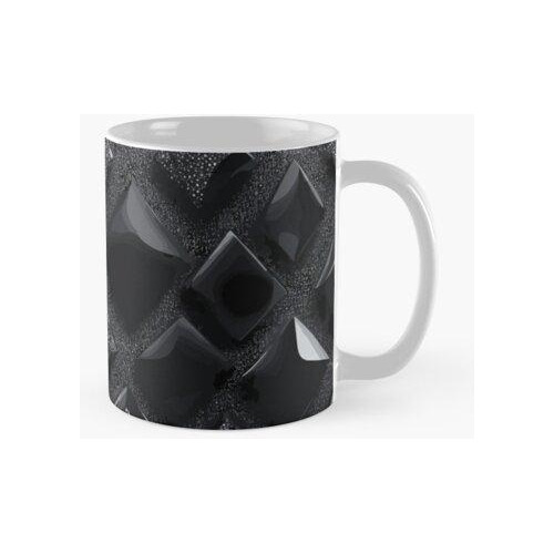 Taza Diamantes Negros, Joyas Calidad Premium