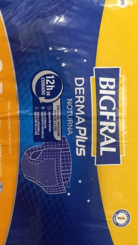 Fralda Bigfral Derma Plus Noturna G Geriátrica