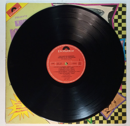 Lp Eduardo Dusek - Cantando No Banheiro (Usado)