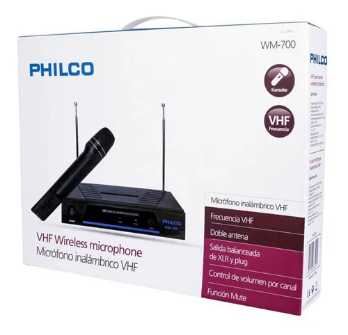 Micrófono Inalámbrico Philco Vhf Wm700