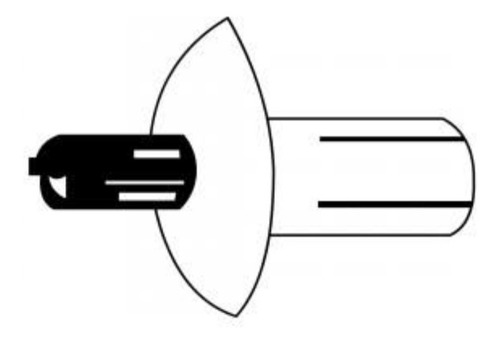 Remache De Golpe Expansivo De Aluminio #3103  3/16 X 1/4