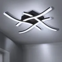 Comprar Lámpara Techo Led Regulable 4 Luces Moderna 24w Techo Curva