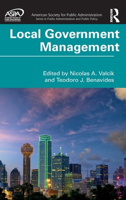 Libro Local Government Management - Valcik, Nicolas A.
