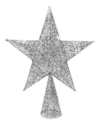 Puntal Estrella Alambre Adorno Para Árbol - Sheshu Navidad