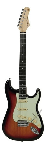 Guitarra elétrica Tagima TW Series TG-500 de  tília sunburst com diapasão de madeira técnica