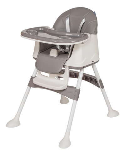 Cadeira Alimentação Bebê Portátil  Honey Cinza Maxi Baby