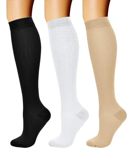 Medias Calcetines De Compresión Unisex Varices 15-20 Mm Hg
