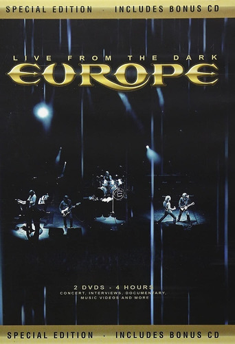 Europe Live From The Dark 2dvd+cd Imp.nuevo Cerrado En Stock