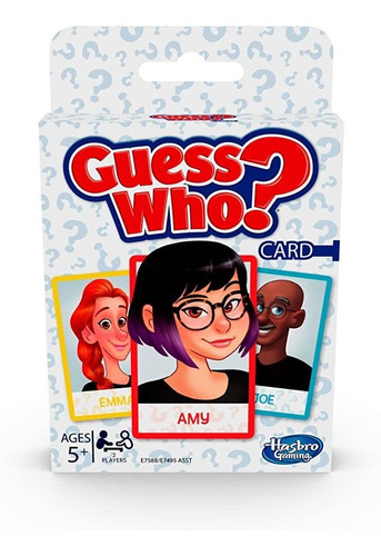 Hasbro Juego Guess Who? Juego De Cartas Para Niños A Partir